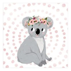 2-Piece Kangaroo & Koala Canvas Wall Art Set, 12" -Comforters Sales 2 piece kangaroo koala canvas wall art set 12 2