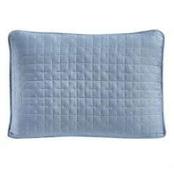 3-Piece Blue Roy Stitch Quilt Set, Full/Queen -Comforters Sales 3 piece blue roy stitch quilt set full queen 3