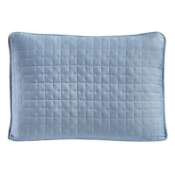 3-Piece Blue Roy Stitch Quilt Set, King -Comforters Sales 3 piece blue roy stitch quilt set king 3