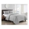 3-Piece Grey Roy Stitch Quilt Set, King 2 3-Piece Grey Roy Stitch Quilt Set, King -Comforters Sales 3 piece grey roy stitch quilt set king