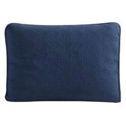 3-Piece Navy Blue Ettori Stitch Quilt Set, Full/Queen 9 3-Piece Navy Blue Ettori Stitch Quilt Set, Full/Queen -Comforters Sales 3 piece navy blue ettori stitch quilt set full queen 3