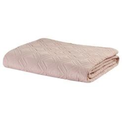 3-Piece Pink Rhombus Stitch Quilt Set, Full/Queen 8 3-Piece Pink Rhombus Stitch Quilt Set, Full/Queen -Comforters Sales 3 piece pink rhombus stitch quilt set full queen 2