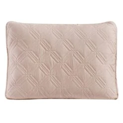 3-Piece Pink Rhombus Stitch Quilt Set, Full/Queen 9 3-Piece Pink Rhombus Stitch Quilt Set, Full/Queen -Comforters Sales 3 piece pink rhombus stitch quilt set full queen 3