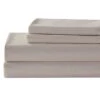3-Piece Taupe Microfiber Sheet Set, Twin