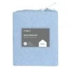 4-Piece Blue Jersey Sheet Set, Full -Comforters Sales 4 piece blue jersey sheet set full