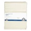 4-Piece Light Grey 100% Cotton Percale Sheet Set, Queen