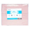 4-Piece Pink 400 Thread Count Cotton Sheet Set, King -Comforters Sales 4 piece pink 400 thread count cotton sheet set king