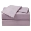 4-Piece Purple Microfiber Essential Sheet Set, King -Comforters Sales 4 piece purple microfiber essential sheet set king