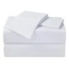 4-Piece White Microfiber Essential Sheet Set, Full