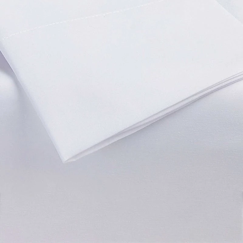 4-Piece White Microfiber Essential Sheet Set, King 4 4-Piece White Microfiber Essential Sheet Set, King - Image 2