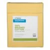 4-Piece Yellow 300 Thread Count 100% Cotton Percale Brushed Sheet Set, Queen