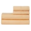 4-Piece Yellow 500 Thread Count Blend Sheet Set, King