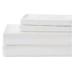 4PC QUEEN SHEET SET WHITE