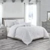 5-Piece White Seersucker Comforter Set, King -Comforters Sales 5 piece white seersucker comforter set king