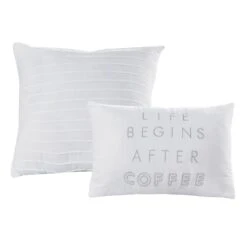 5-Piece White Seersucker Comforter Set, King -Comforters Sales 5 piece white seersucker comforter set king 3