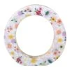 6" Floral Wooden Letter, O