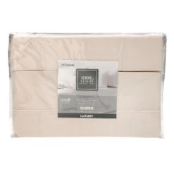 6-Piece Blush Pink 1000 Thread Count Sheet Set, King