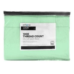 6-Piece Green 1000 Thread Count Sheet Set, King