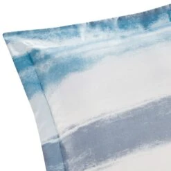 8-Piece Blue Watercolor Good Vibes Essential Comforter Set, Full -Comforters Sales 8 piece blue watercolor good vibes essential comforter set full 5