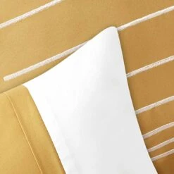 8-Piece Casey Gold Essential Comforter Set, Full -Comforters Sales 8 piece casey gold essential comforter set full 6