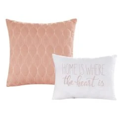 8-Piece Ogee Pink Essential Comforter Set, Queen -Comforters Sales 8 piece ogee pink essential comforter set queen 3