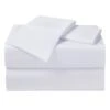 85Gsm 4Pc Antimicrobial Cooling Microfiber Sheet Set King White 2 85Gsm 4Pc Antimicrobial Cooling Microfiber Sheet Set King White -Comforters Sales 85gsm 4pc antimicrobial cooling microfiber sheet set king white