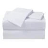85Gsm 4Pc Antimicrobial Cooling Microfiber Sheet Set Queen White -Comforters Sales 85gsm 4pc antimicrobial cooling microfiber sheet set queen white