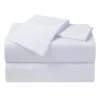 85Gsm 4Pc Antimicrobial Cooling Microfiber Sheet Set Twin White