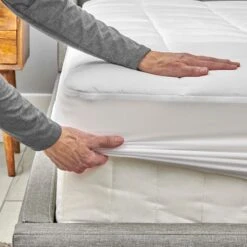 Allerease Advance Allergy Protection Mattress Pad, Queen -Comforters Sales allerease advance allergy protection mattress pad queen 3