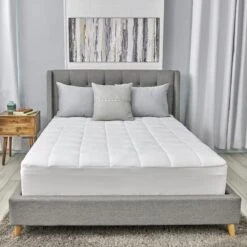 Allerease Advance Allergy Protection Mattress Pad, Queen -Comforters Sales allerease advance allergy protection mattress pad queen 4