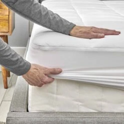 Allerease Advance Allergy Protection Mattress Pad, Queen -Comforters Sales allerease advance allergy protection mattress pad queen 5