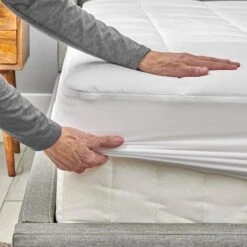 Allerease Advanced Allergy Protection Mattress Pad, King -Comforters Sales allerease advanced allergy protection mattress pad king 3