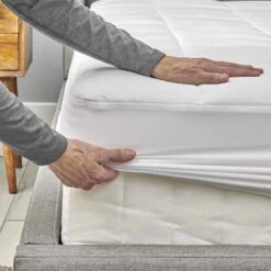 Allerease Advanced Allergy Protection Mattress Pad, King -Comforters Sales allerease advanced allergy protection mattress pad king 5