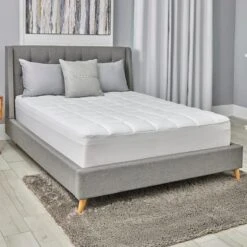 Allerease Advanced Allergy Protection Mattress Pad, King -Comforters Sales allerease advanced allergy protection mattress pad king 7