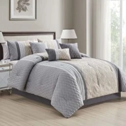 Asher 7Pc Queen Comforter Set
