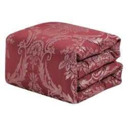 Comforters Sales -Comforters Sales bellmead 6 piece red jacquard comforter set king 1