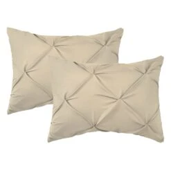 Blanca 5-Piece Taupe Comforter Set, King -Comforters Sales blanca 5 piece taupe comforter set king 2