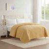 Callie Yellow Pinsonic Quilt, Full/Queen 2 Callie Yellow Pinsonic Quilt, Full/Queen -Comforters Sales callie yellow pinsonic quilt full queen