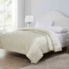 Charmellse 3-Piece Gold Tufted Quilt Set, Full/Queen -Comforters Sales charmellse 3 piece gold tufted quilt set full queen