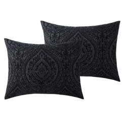 Cougar 6-Piece Black Comforter Set, King -Comforters Sales cougar 6 piece black comforter set king 2