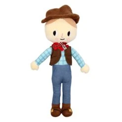 Cowboy Plush Throw Pillow