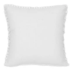 Crosby St Ivory Chindi Cotton Throw Pillow, 18" -Comforters Sales crosby st ivory chindi cotton throw pillow 18 2