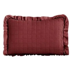 Crush 3Pc Quilt Burgundy King -Comforters Sales crush 3pc quilt burgundy king 2