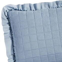 Crush 3Pc Quilt Light Blue King -Comforters Sales crush 3pc quilt light blue king 3
