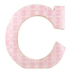 Decal Wooden Alphabet C