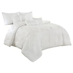 Eleanor 7Pc Queen Comforter Set -Comforters Sales eleanor 7pc queen comforter set 1