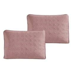 Ettori 3Pc Quilt Coral Full/Queen 8 Ettori 3Pc Quilt Coral Full/Queen -Comforters Sales ettori 3pc quilt coral full queen 1