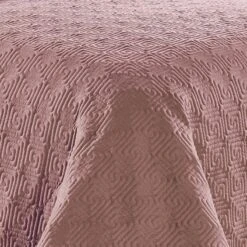 Ettori 3Pc Quilt Coral King -Comforters Sales ettori 3pc quilt coral king 4