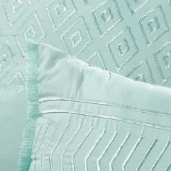 Found & Fable 5-Piece Blue Textured Comforter Set, King -Comforters Sales found fable 5 piece blue textured comforter set king 4