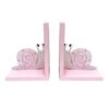Garden Fairies Pink Snail Bookend